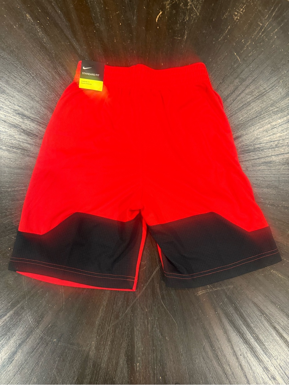 Nike Kids Red and Black Athletic Shorts